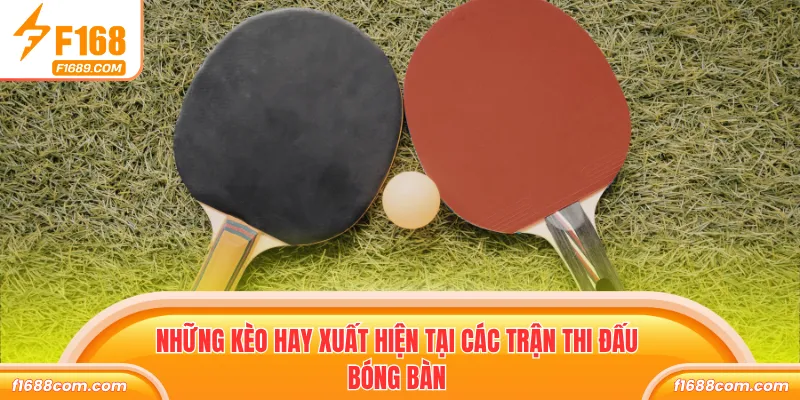 Cá Cược Bóng Bàn – Hướng Dẫn Luật Chơi Và Kèo Cược 2026 3 Những kèo hay xuất hiện tại các trận thi đấu bóng bàn
