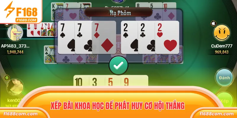 Phỏm Tá Lả – Game Bài Dân Gian, Nhận Thưởng Siêu Nhanh 3 Xếp bài khoa học để phát huy cơ hội thắng